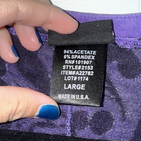 Citiknits Women’s 2 Piece Slinky Knit Tank Top & Jacket Purple Size Large - Picture 5 of 5